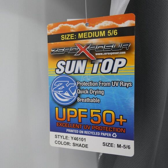 New Kids ZeroXposur Shade Short Sleeve Rash Guard 5/6 - Picture 5 of 5